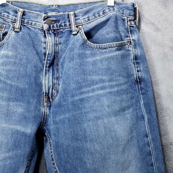 Levis jeans Mens 36×30 Blue Regular Straight Denim - Picture 2 of 13